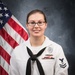 Official portrait, Intelligence Specialist 2nd Class Allyson Brown, United States Naval Reserve