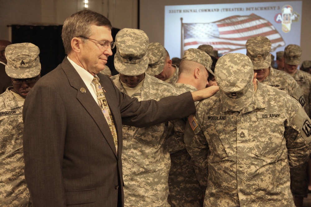 335th Signal Command (Theater) Detachment 3 deployment ceremony