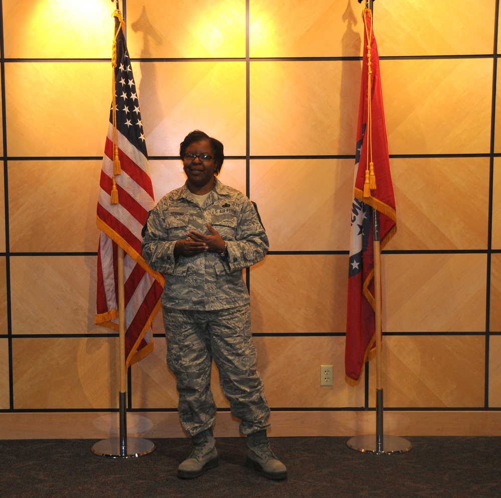 Chief Master Sgt. Herring promotion