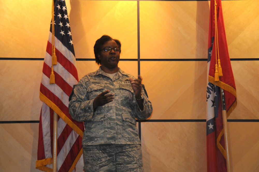 Chief Master Sgt. Herring promotion