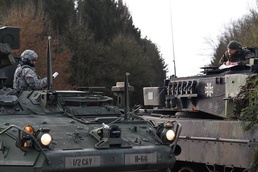 Bull Troop partners up with German soldiers during Operation Angry Lion