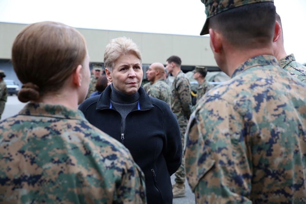 Under Secretary of Defense visits Integrated Task Force Marines
