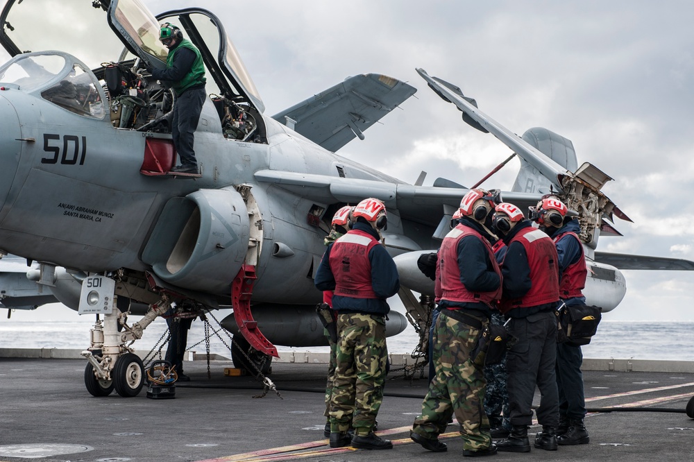USS George H.W. Bush operations