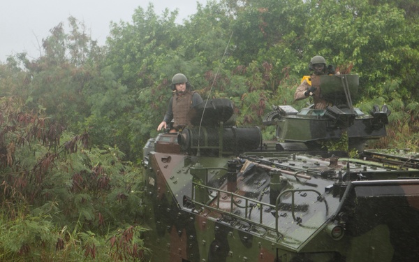 3rd Marines, Combat Assault Company, Assault Amphibian Platoon Pond Construction