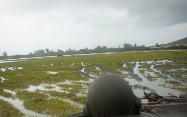 3rd Marines, Combat Assault Company, Assault Amphibian Platoon Pond Construction