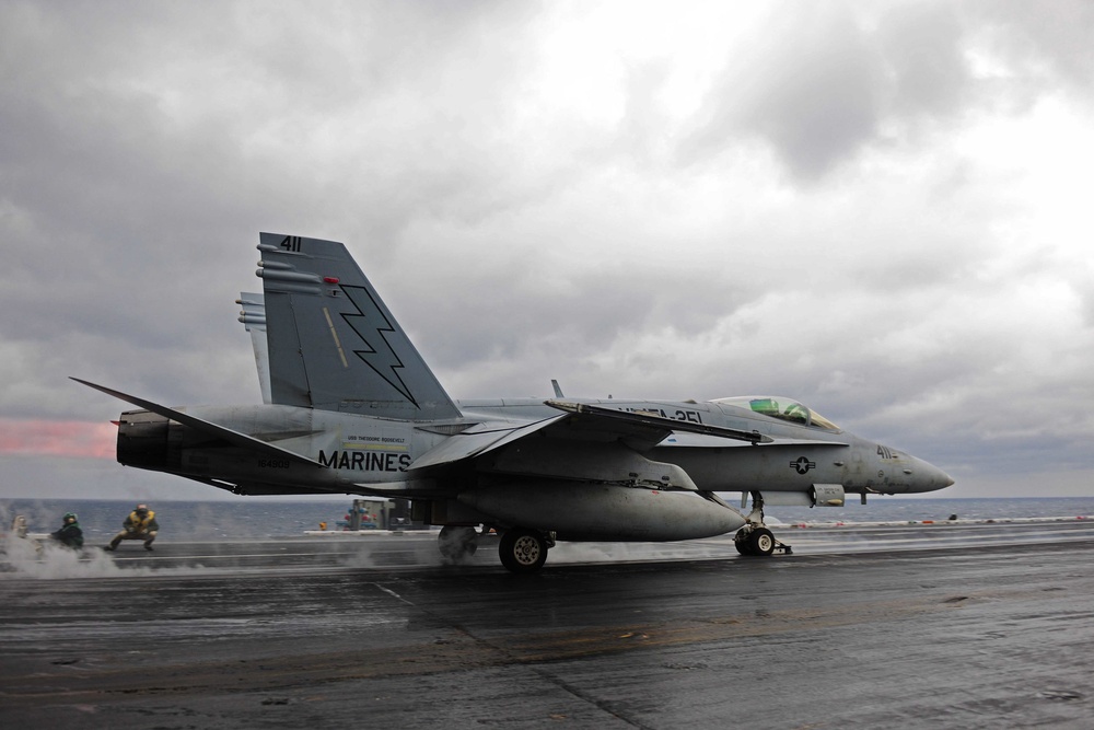 USS Theodore Roosevelt flight operations