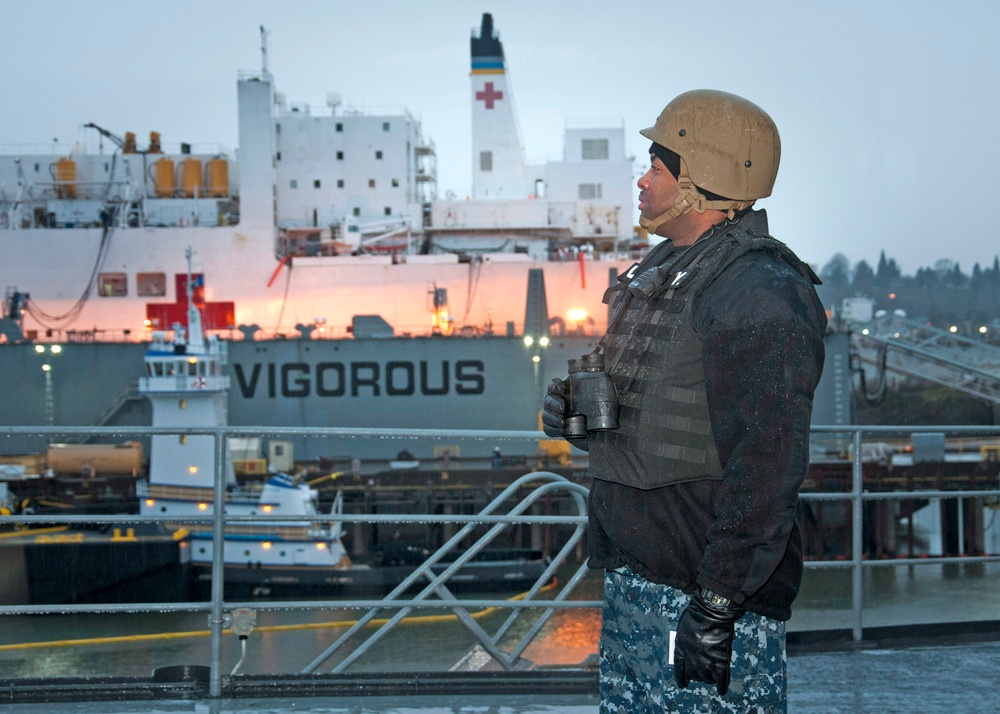 USS Emory S. Land operations