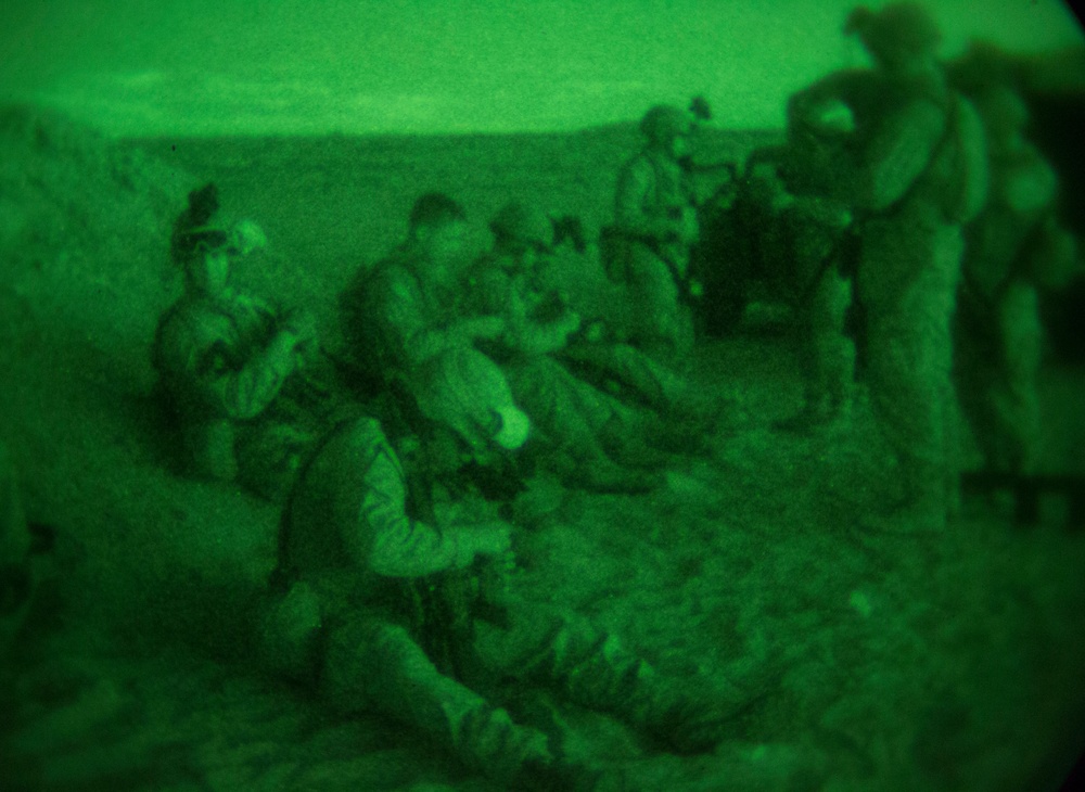 Marines chamber fundamentals | Okinawa Marines train in California desert