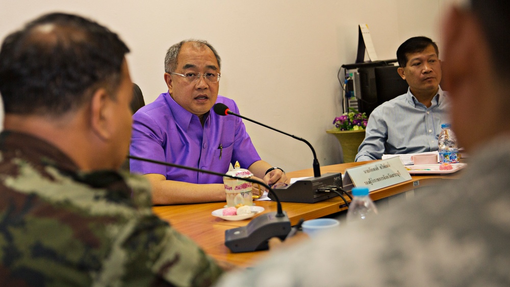 CG15 CJCMOTF command team visits Saraburi Deputy Governor, builds presence