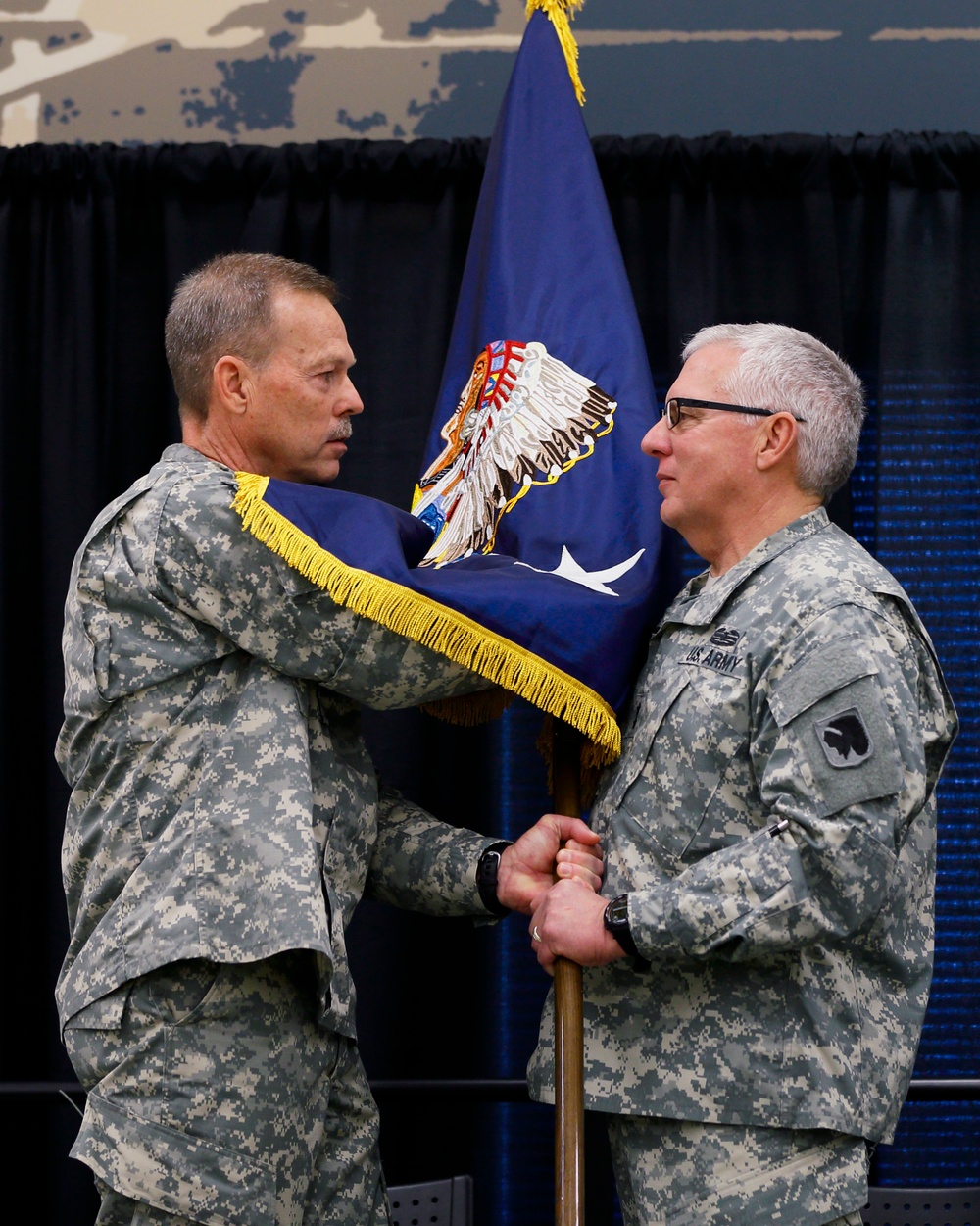 Oklahoma National Guard change of command