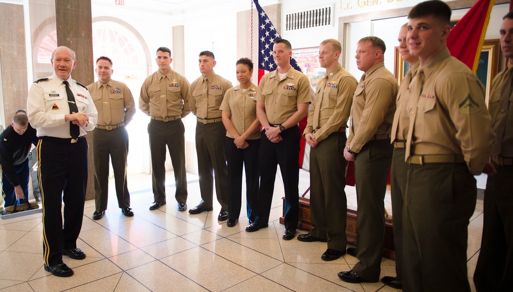 CJCS visits Camp Lejeune