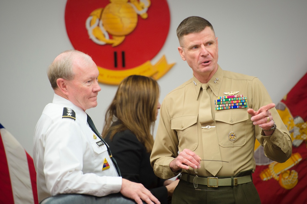 CJCS visits Camp Lejeune