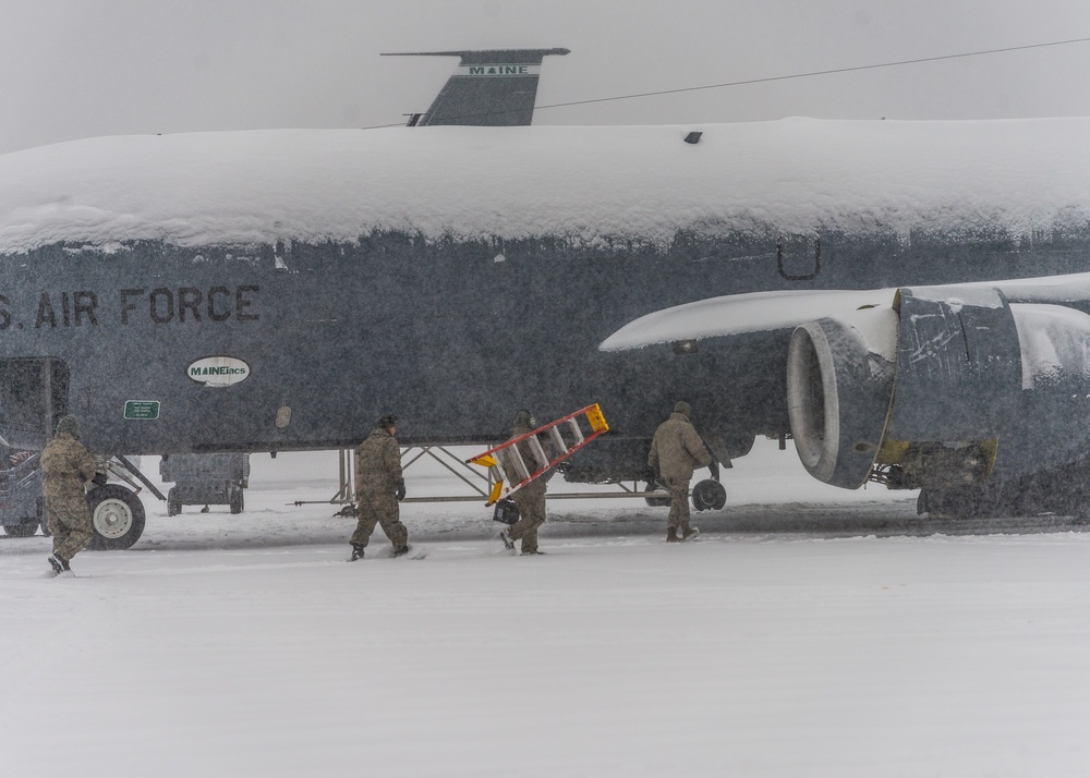 White out on the flight line!