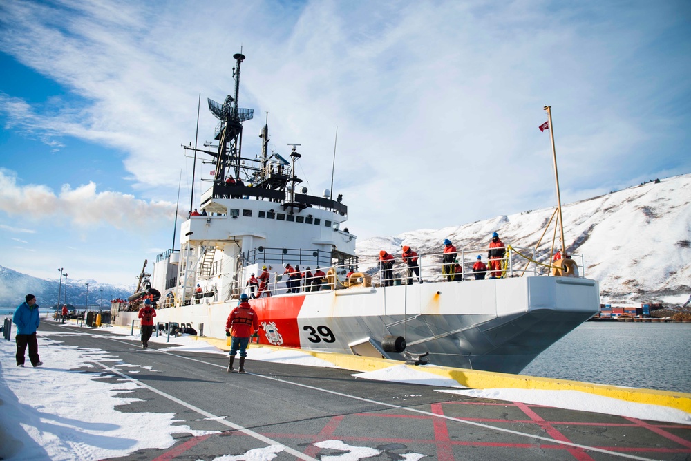 CGC Alex Haley returns to homeport in Kodiak, Alaska