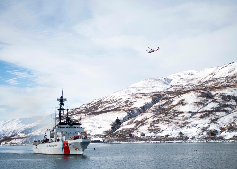 CGC Alex Haley returns to homeport in Kodiak, Alaska