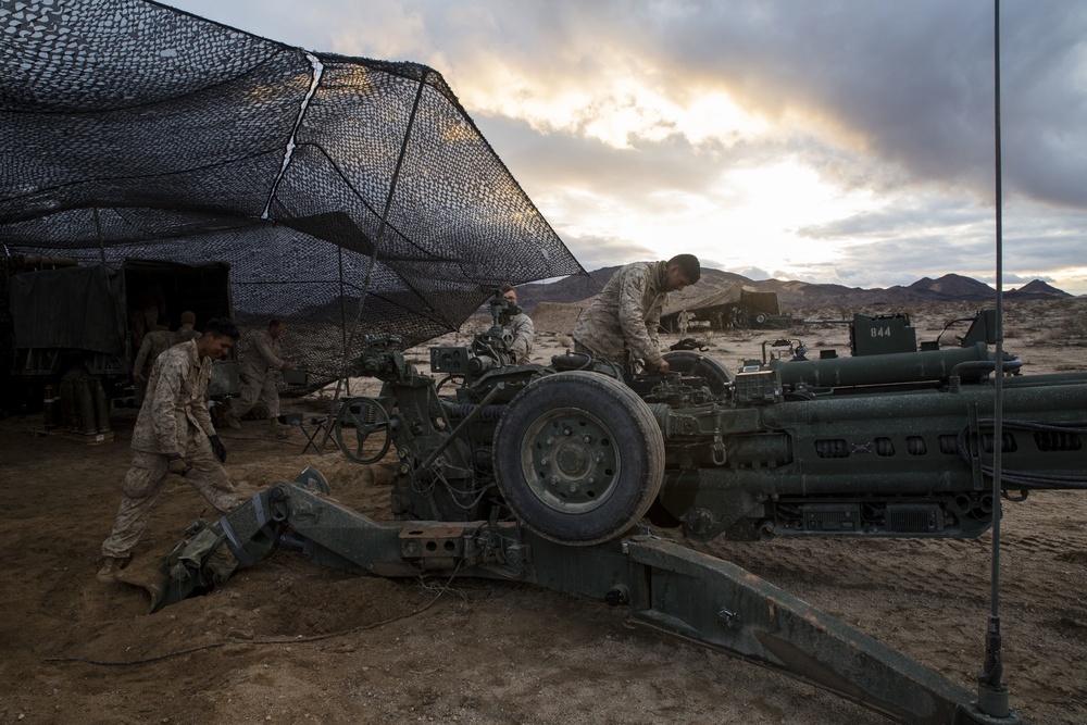 Ground Combat Element brings big guns for ITX 2-15:M777A2 Howitzer