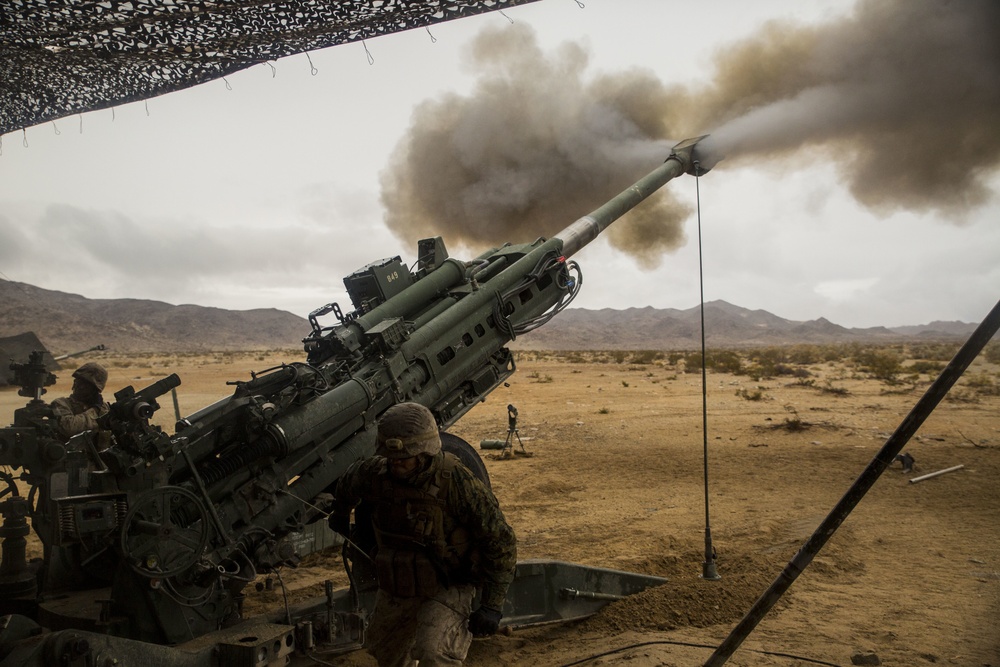 Ground Combat Element brings big guns for ITX 2-15:M777A2 Howitzer