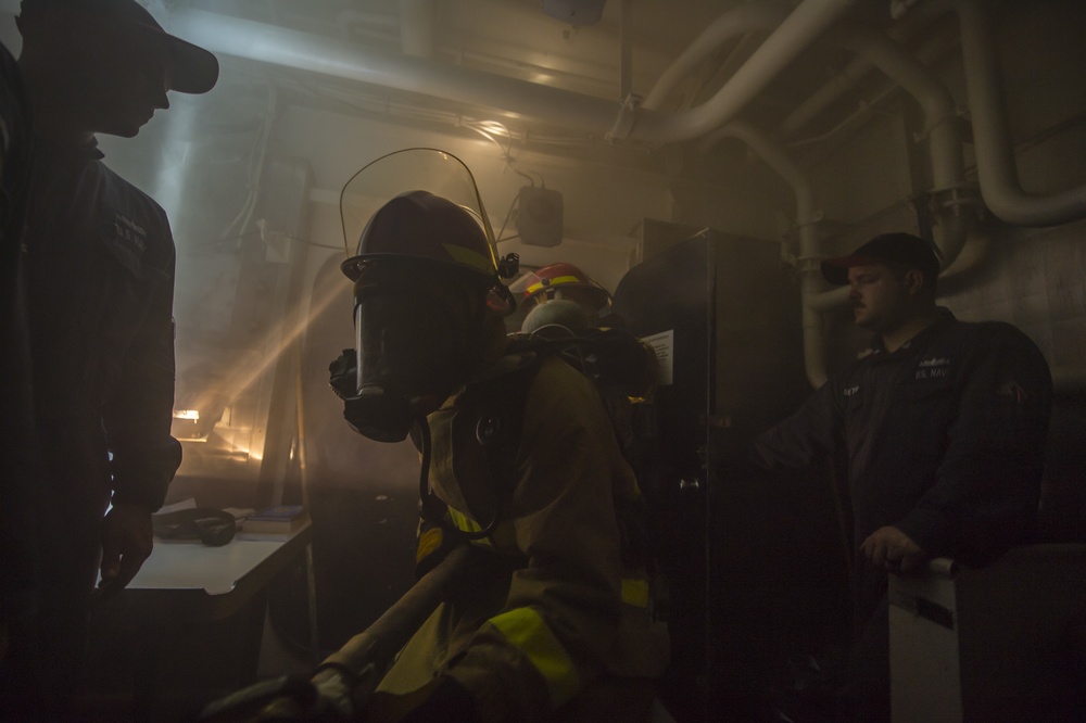 USS Makin Island general quarters drill