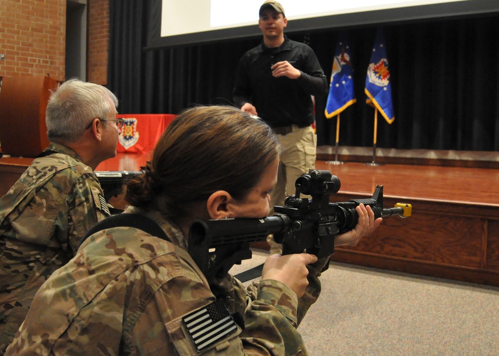 Pre-deployment training at the USAF Expeditionary Center