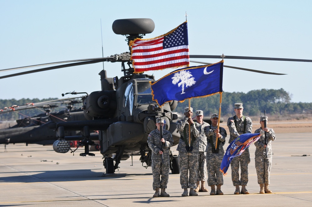 SC Army National Guard Apache unit changes leadership