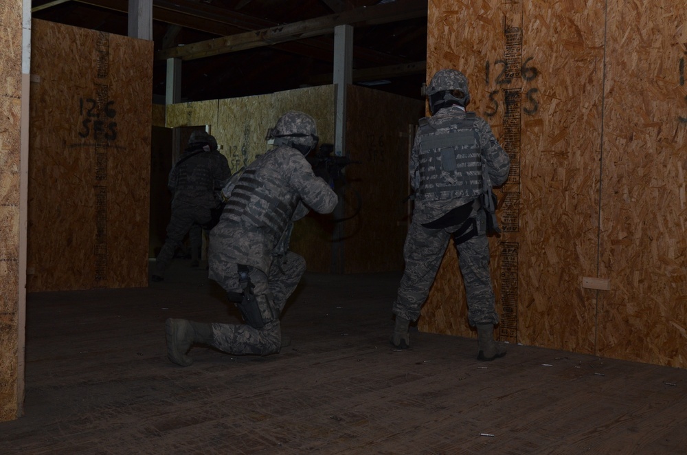 126th Security Forces training
