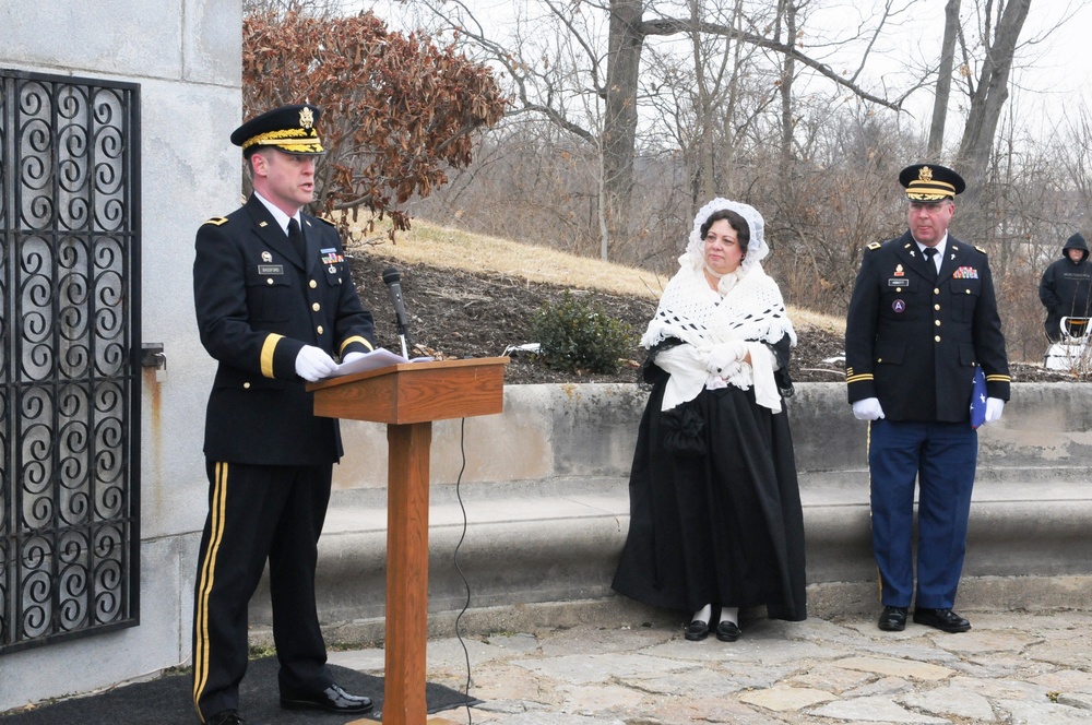 President William H. Harrison remembered in wreath laying ceremony