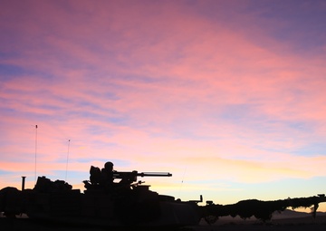 Sunrise in the desert