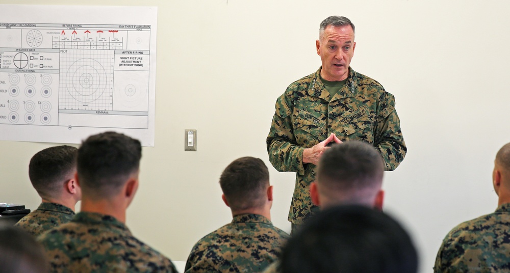 Welcome Fightin’ Joe: 36th Commandant of the Marine Corps, Gen. Joseph Dunford, Visits MCAS Yuma