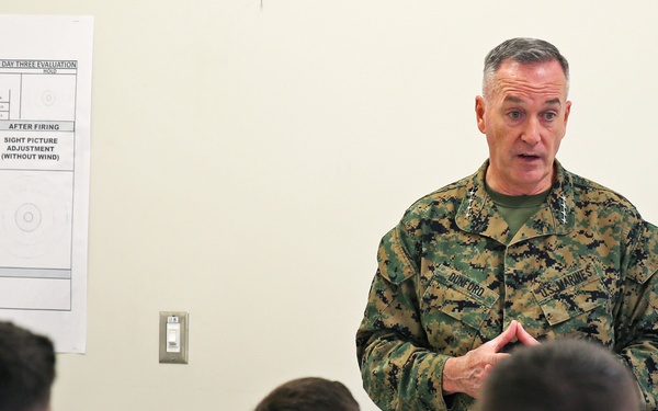Welcome Fightin’ Joe: 36th Commandant of the Marine Corps, Gen. Joseph Dunford, Visits MCAS Yuma