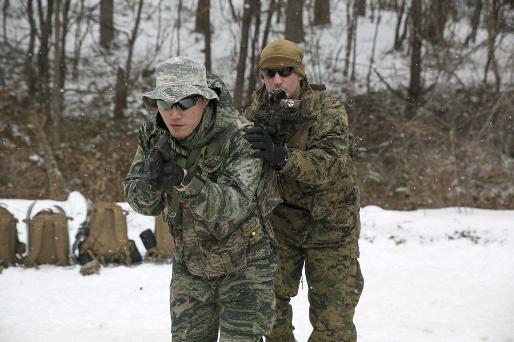 ROK, US Marines exchange combat maneuver tactics