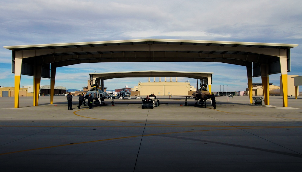 Flight operations at NAS Fallon