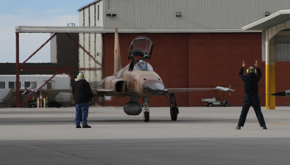 Flight operations at NAS Fallon