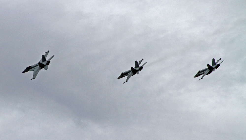 Flight operations at NAS Fallon