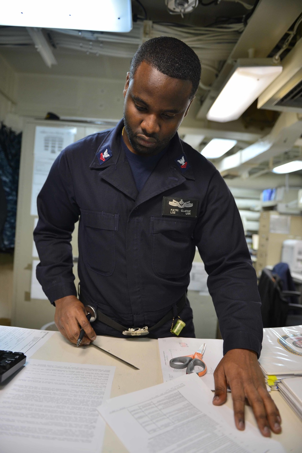 USS Winston Churchill activity