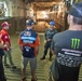 Supercross team members tour USS Peleliu