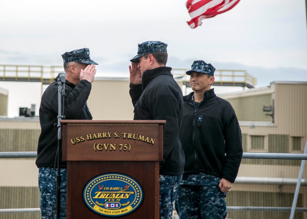 New commanding officer for USS Harry S. Truman