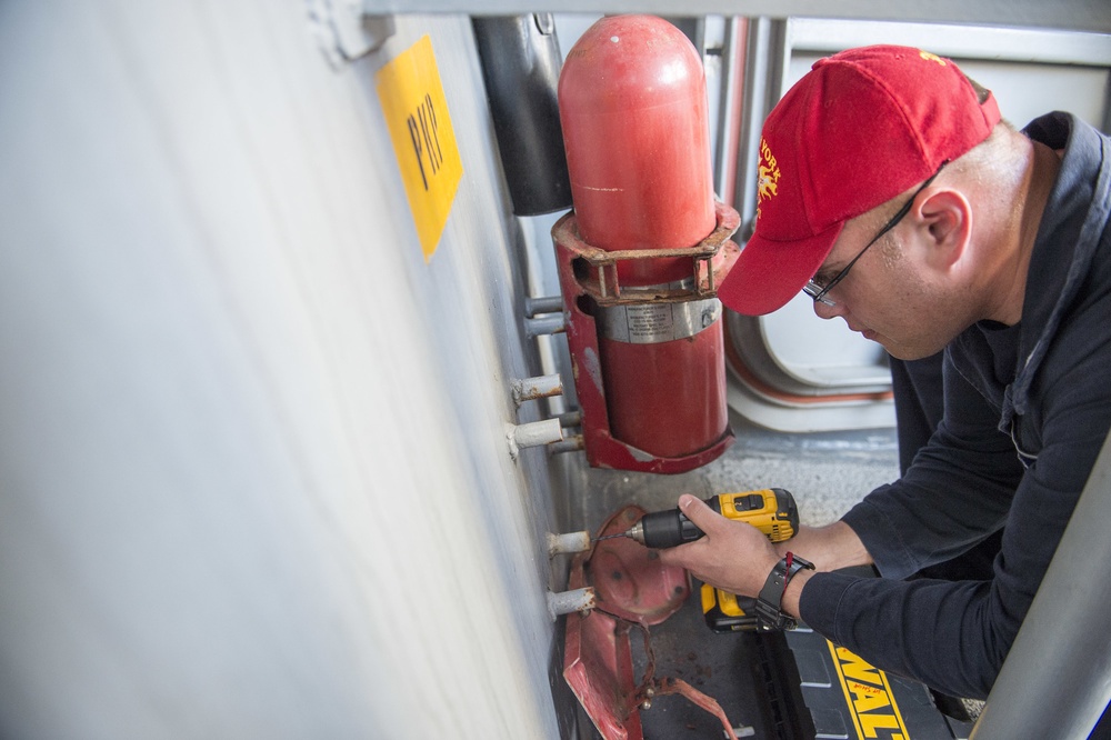 USS New York activity