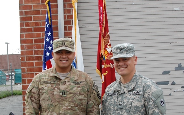 Col. McLaughlin welcomes home the 570th TC DET