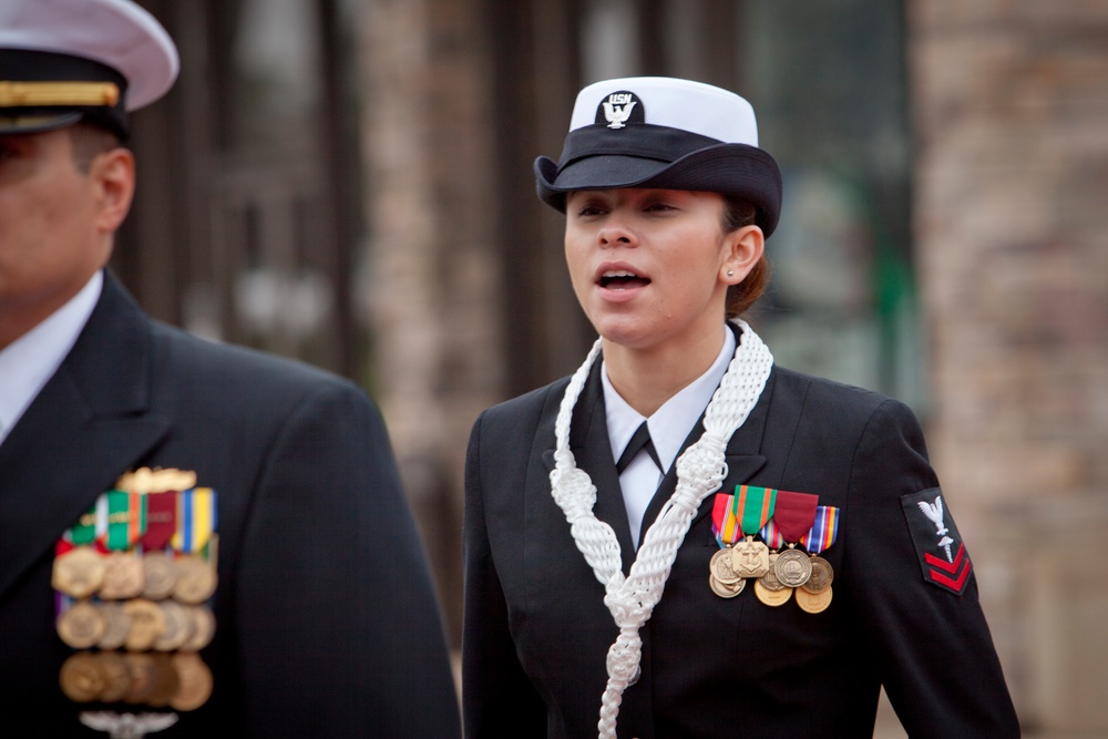 U.S. Navy Capt. Olson Retirement