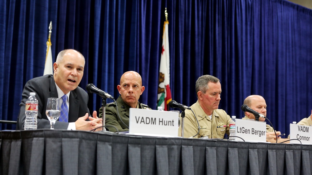Lt. Gen. Berger speaks at the Western Conference Exposition