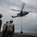 Hook, line and take-off: Marines practice skills aboard ship