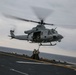 Hook, line and take-off: Marines practice skills aboard ship