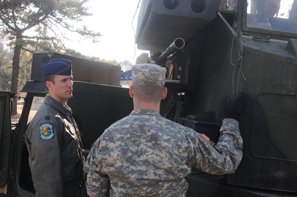 Airmen visit Thunder Brigade, gain insight on capabilities