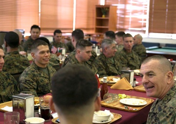 Sgt. Maj. Battaglia visits Okinawa Marines