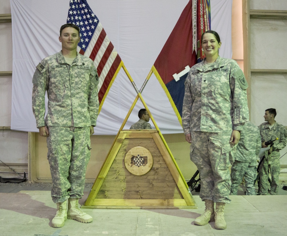 Two 34th CAB Soldiers earn prestigious Expert Field Medical Badge