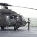 Pre-flight checks of a UH-60 Black Hawk