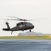 UH-60A Black Hawk helicopter landing, refueling and hauling