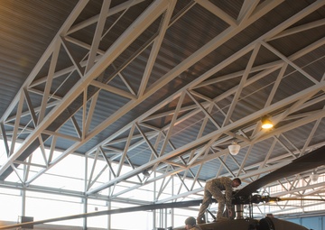 UH-60A Black Hawk helicopter landing, refueling and hauling