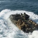Amphibious assault vehicle launches from USS Fort McHenry
