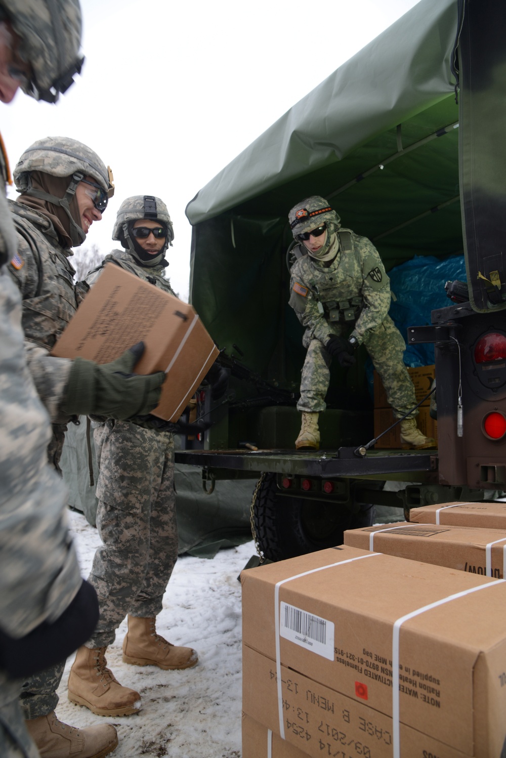 554 Military Police Company recover an Armored Security Vehicle